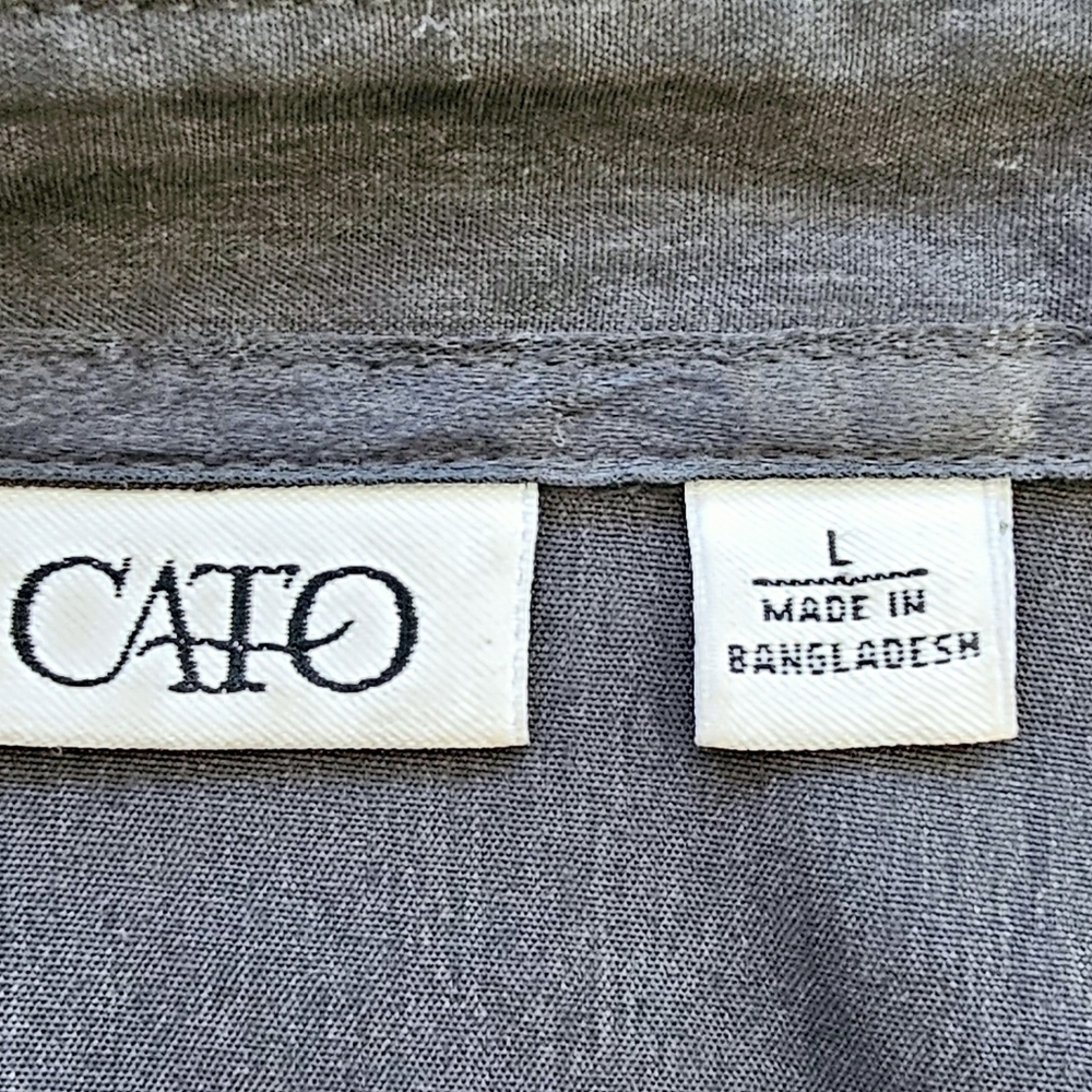 Large Cato Women's Button-Up Blouse - Picture 4 of 4
